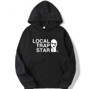 Black Local Trap Star Hoodie