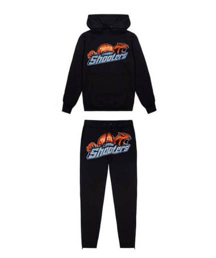 Black Trapstar Shooters Hoodie Tracksuit Black Trapstar Shooters Hoodie Tracksuit
