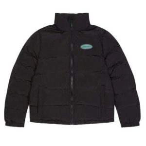 Branded Trapstar Black Green Hyperdrive Bomber Jacket