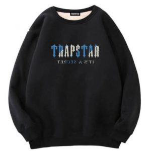 Fleece Trapstar It’s a Secret Black Sweatshirt