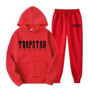 Fleece Trapstar London Red Tracksuite