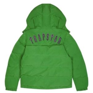 Green Trapstar Irongate Jacket Detachable Hooded