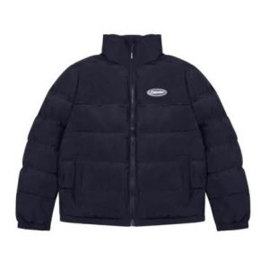 Navy Trapstar Hyperdrive Bomber Jacket1