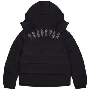 Trapstar Black Irongate Jacket Detachable Hooded