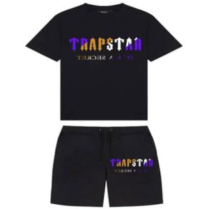 Trapstar Irongate Arch Chenille Black Short Set