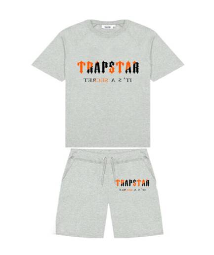 Trapstar Its a Secret Short Grey Set Trapstar Its a Secret Short Grey Set
